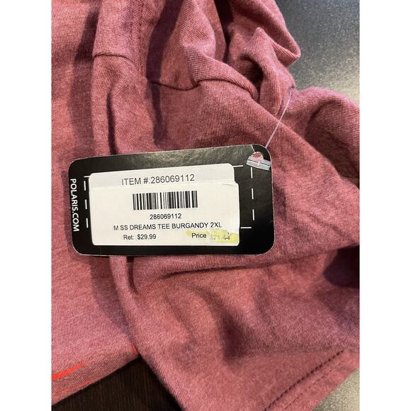 Polaris Slingshot Short Sleeve T-Shirt Heathered Red Men’s 2XL - Picture 5 of 6